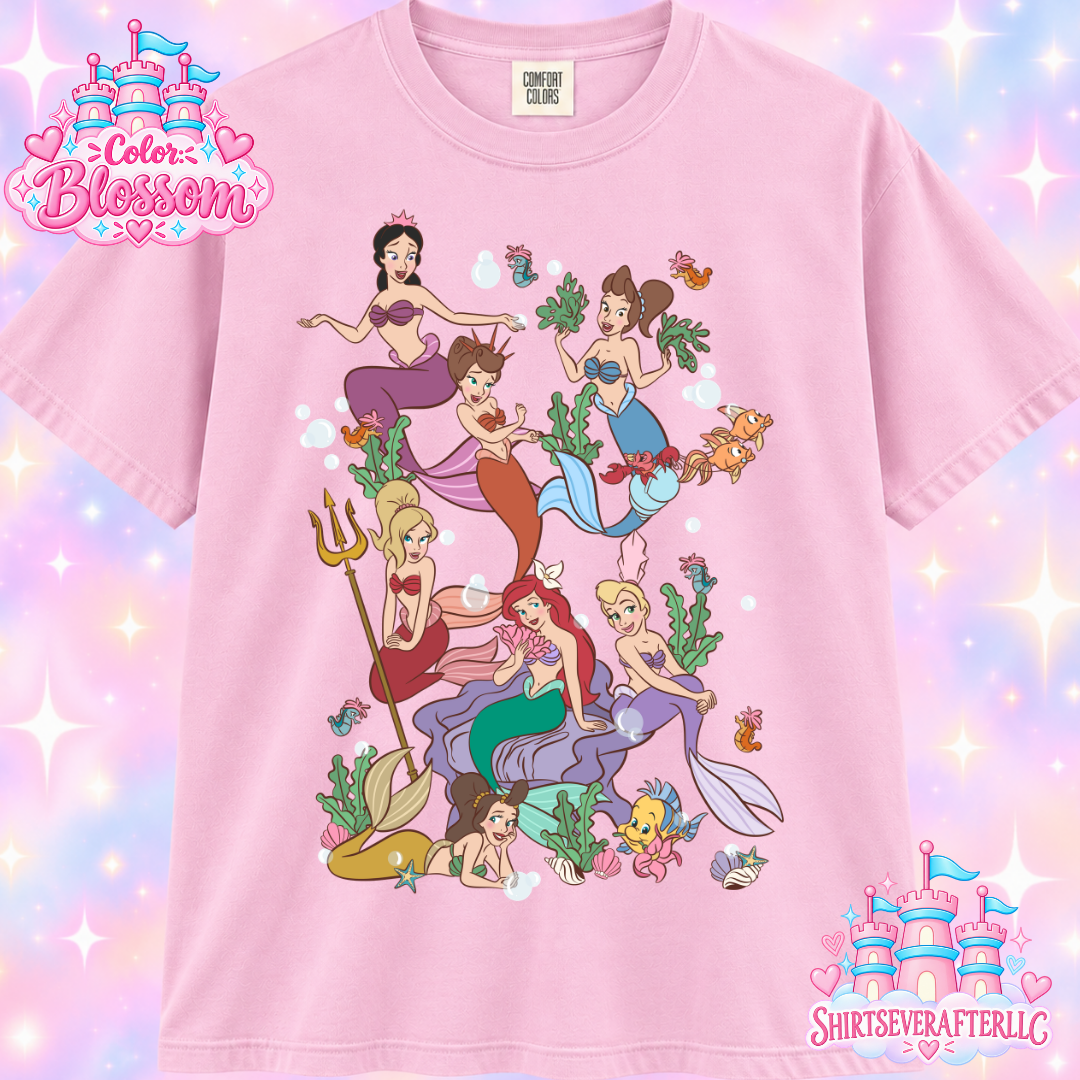 Mermaid Princess Sisters Shirt