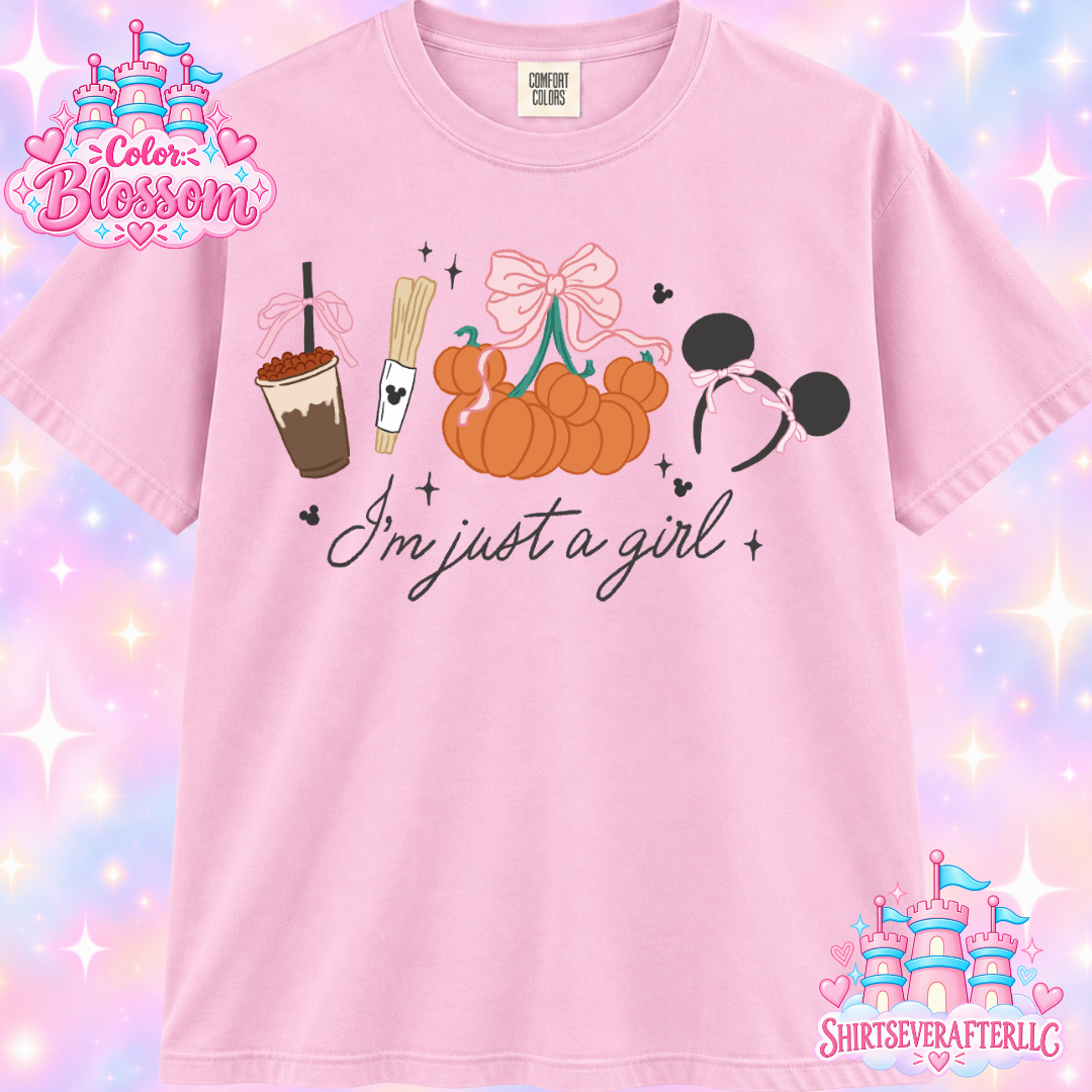 Churro Just a Girl Shirt