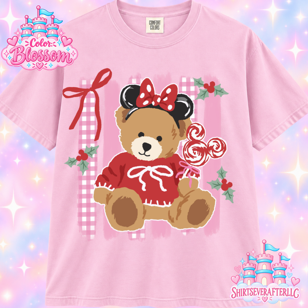 Christmas Mouse Teddy Bear Shirt