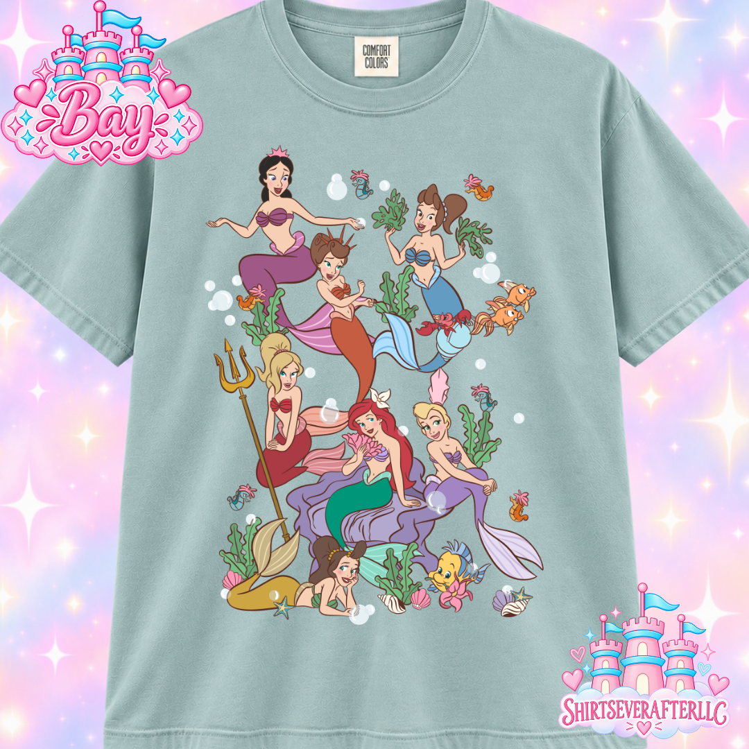 Mermaid Princess Sisters Shirt