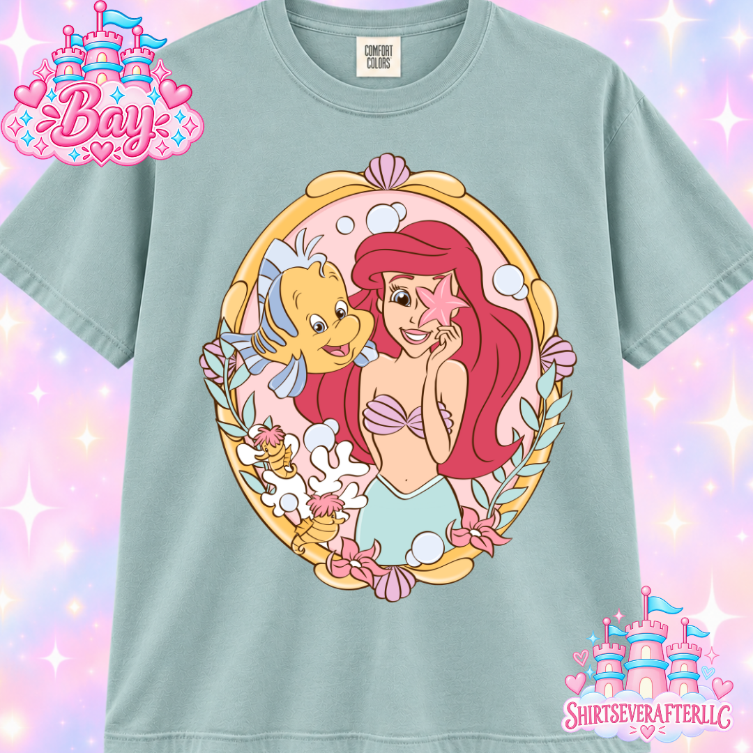 Mermaid Fish Shell Shirt
