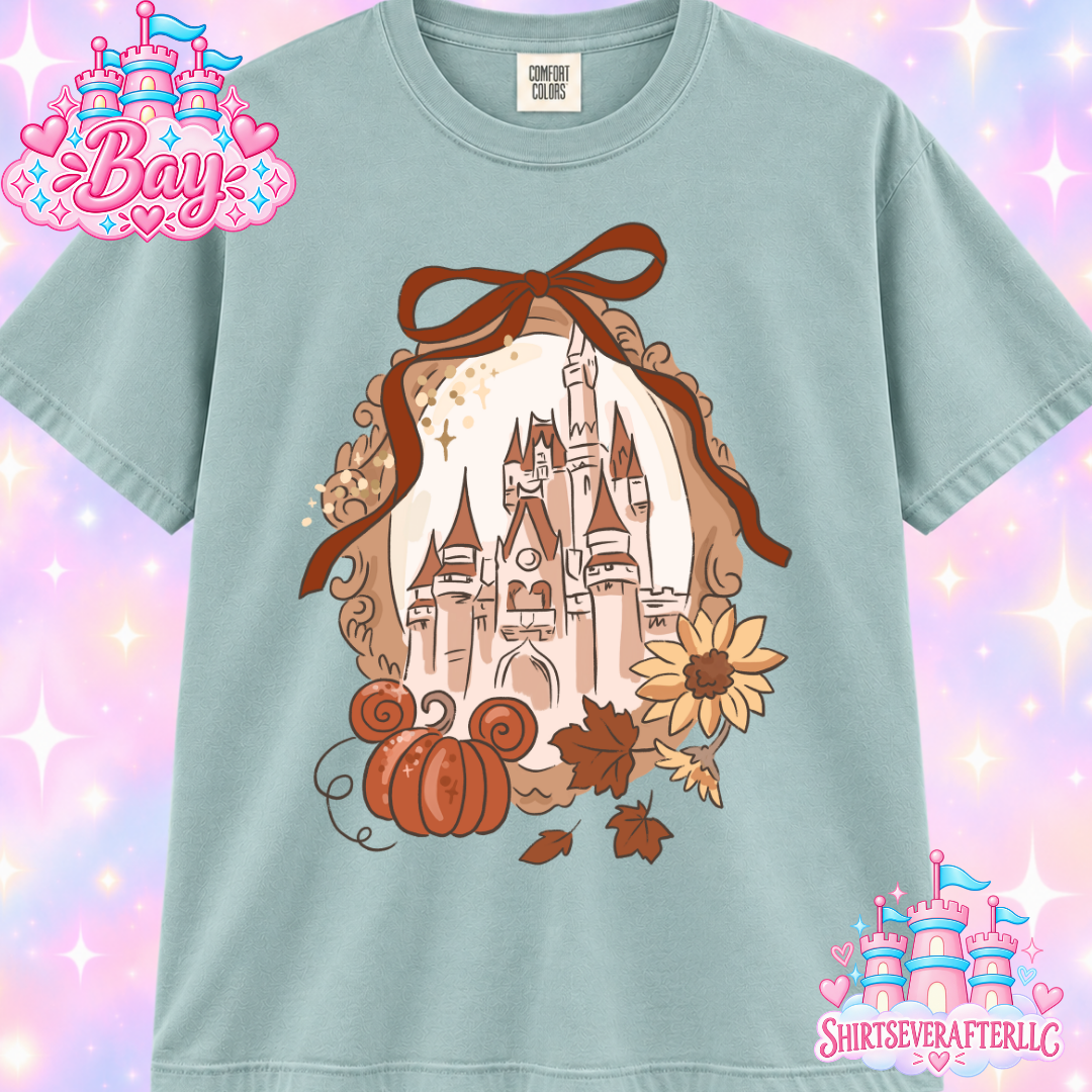 Fall Castle Pumpkin Shirt