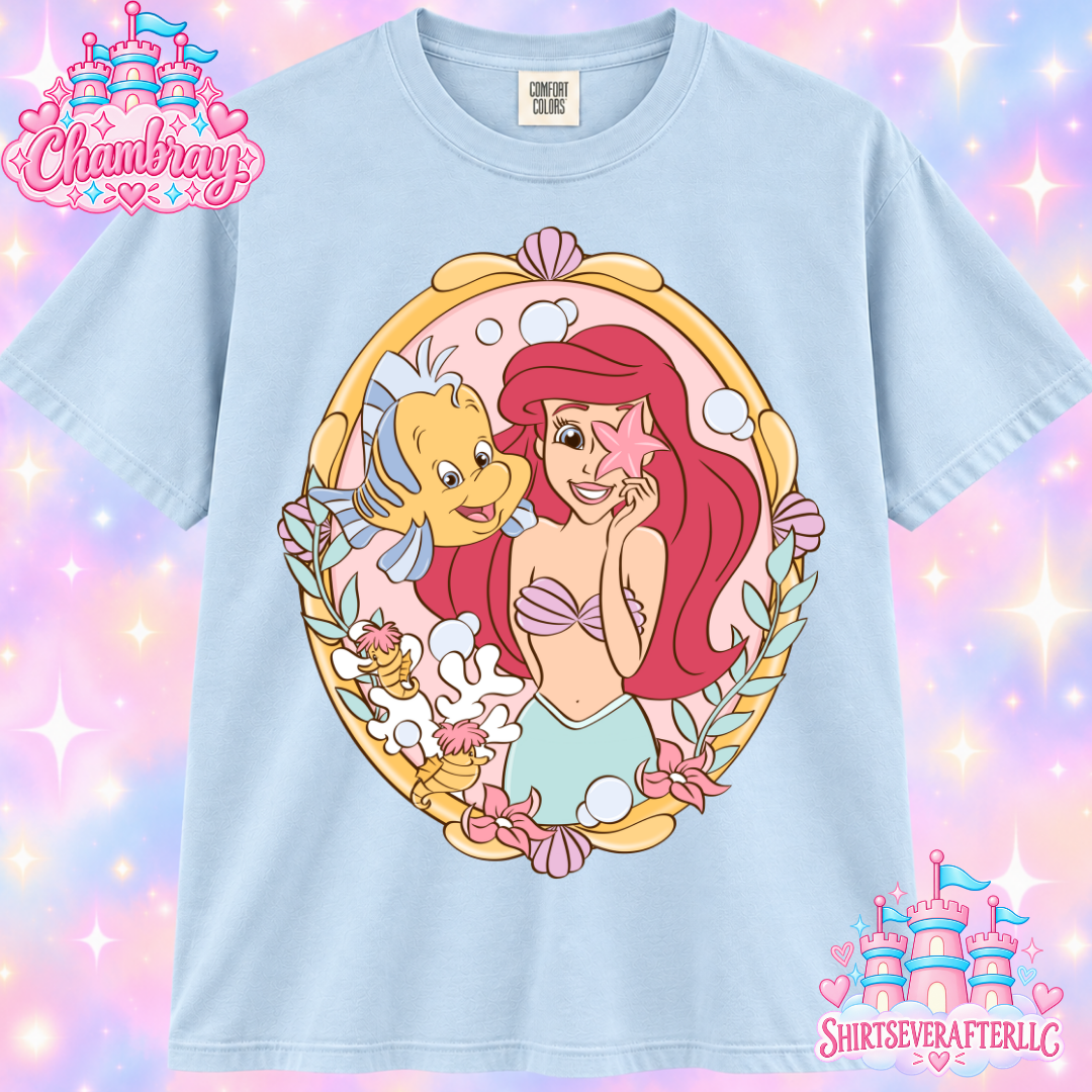 Mermaid Fish Shell Shirt