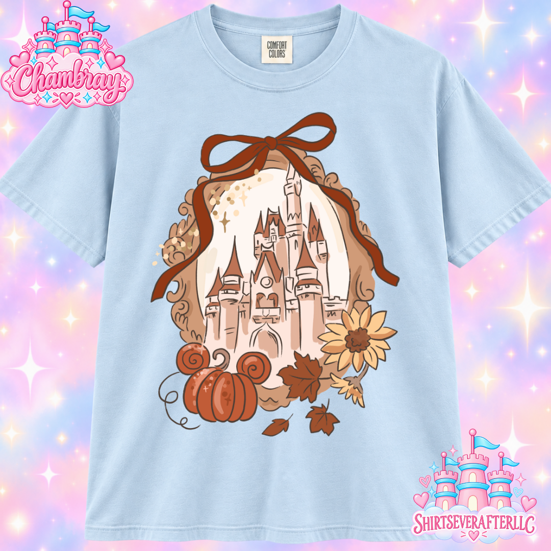 Fall Castle Pumpkin Shirt