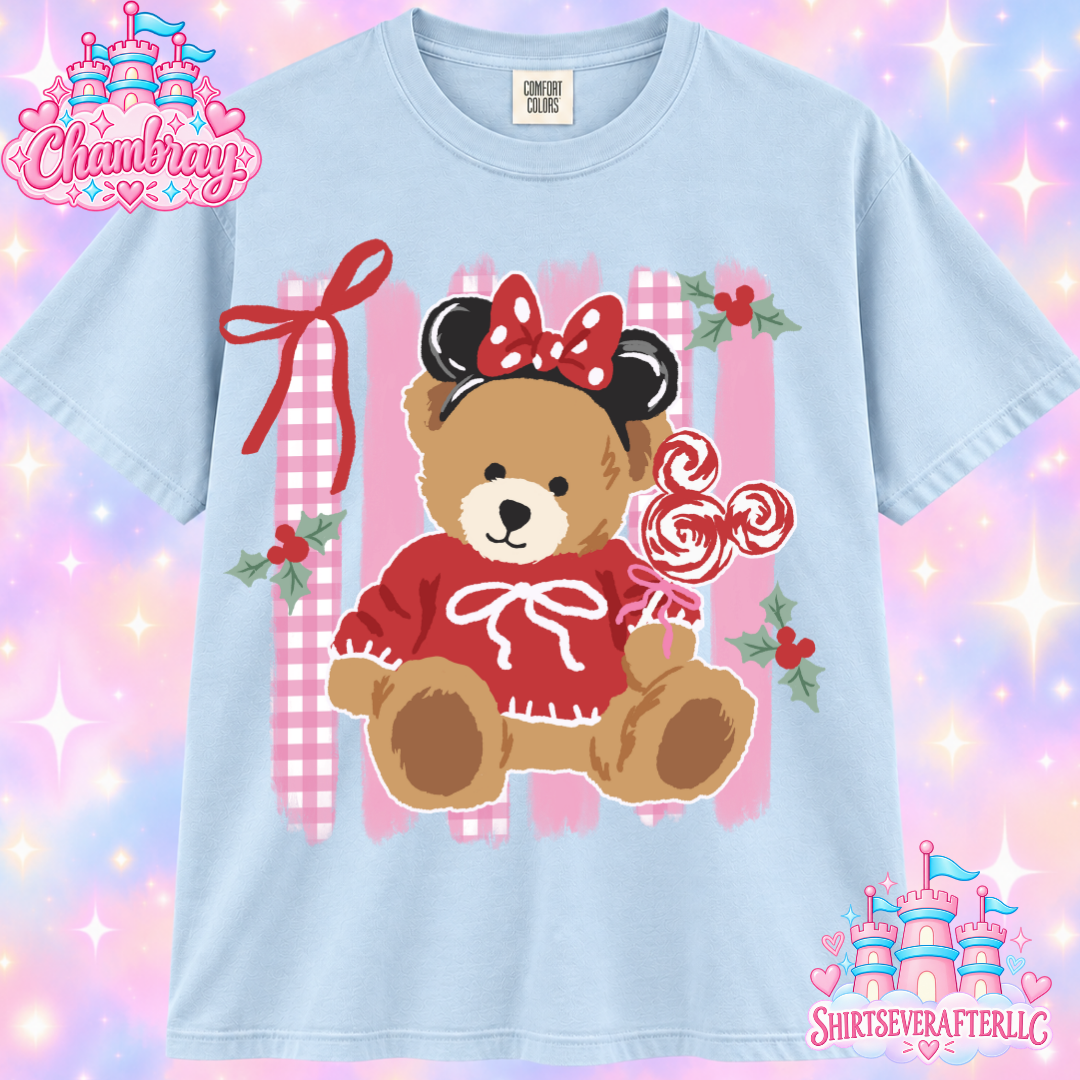 Christmas Mouse Teddy Bear Shirt