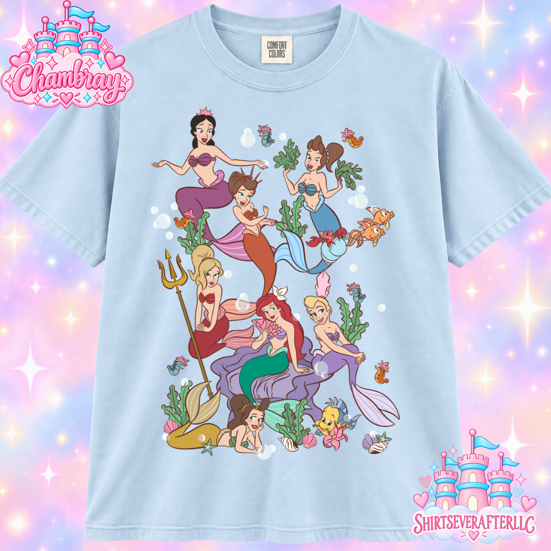 Mermaid Princess Sisters Shirt