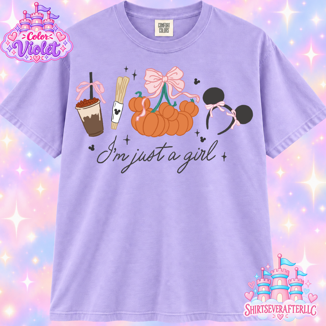 Churro Just a Girl Shirt