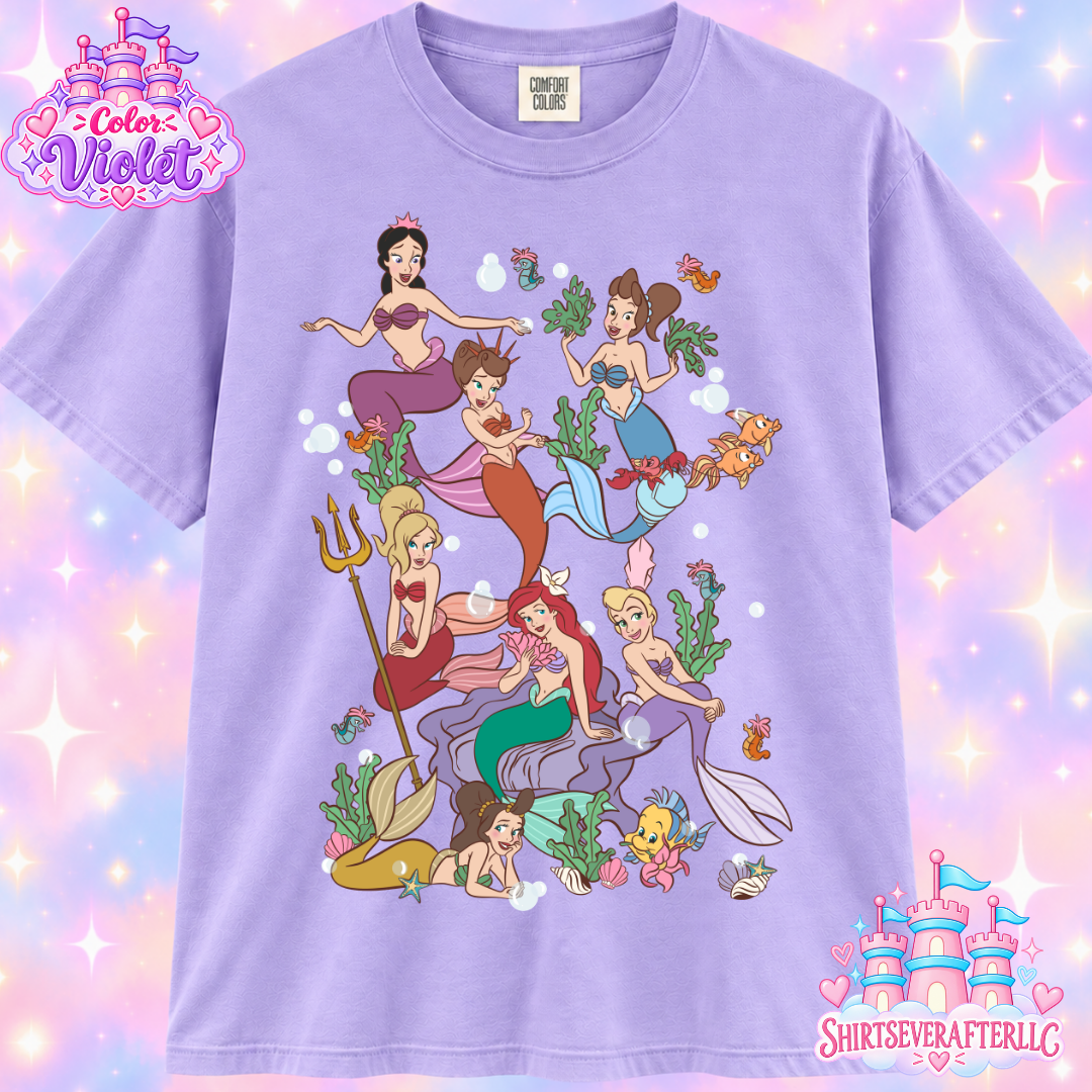 Mermaid Princess Sisters Shirt