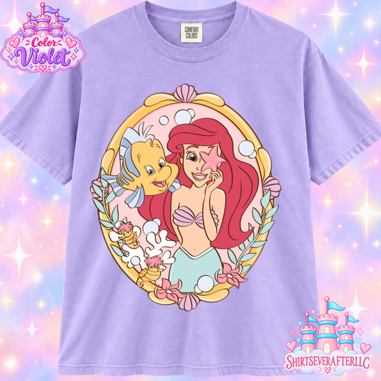 Mermaid Fish Shell Shirt
