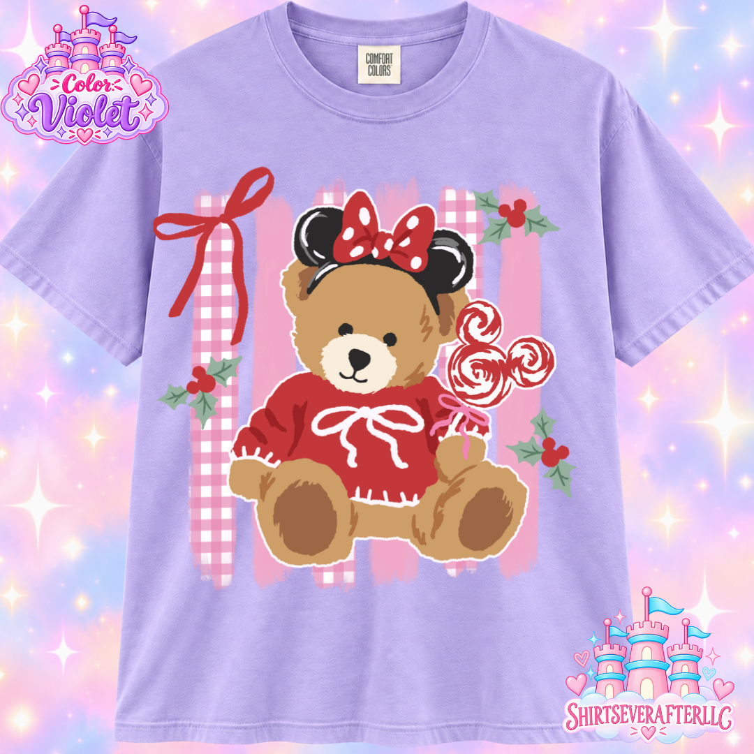 Christmas Mouse Teddy Bear Shirt