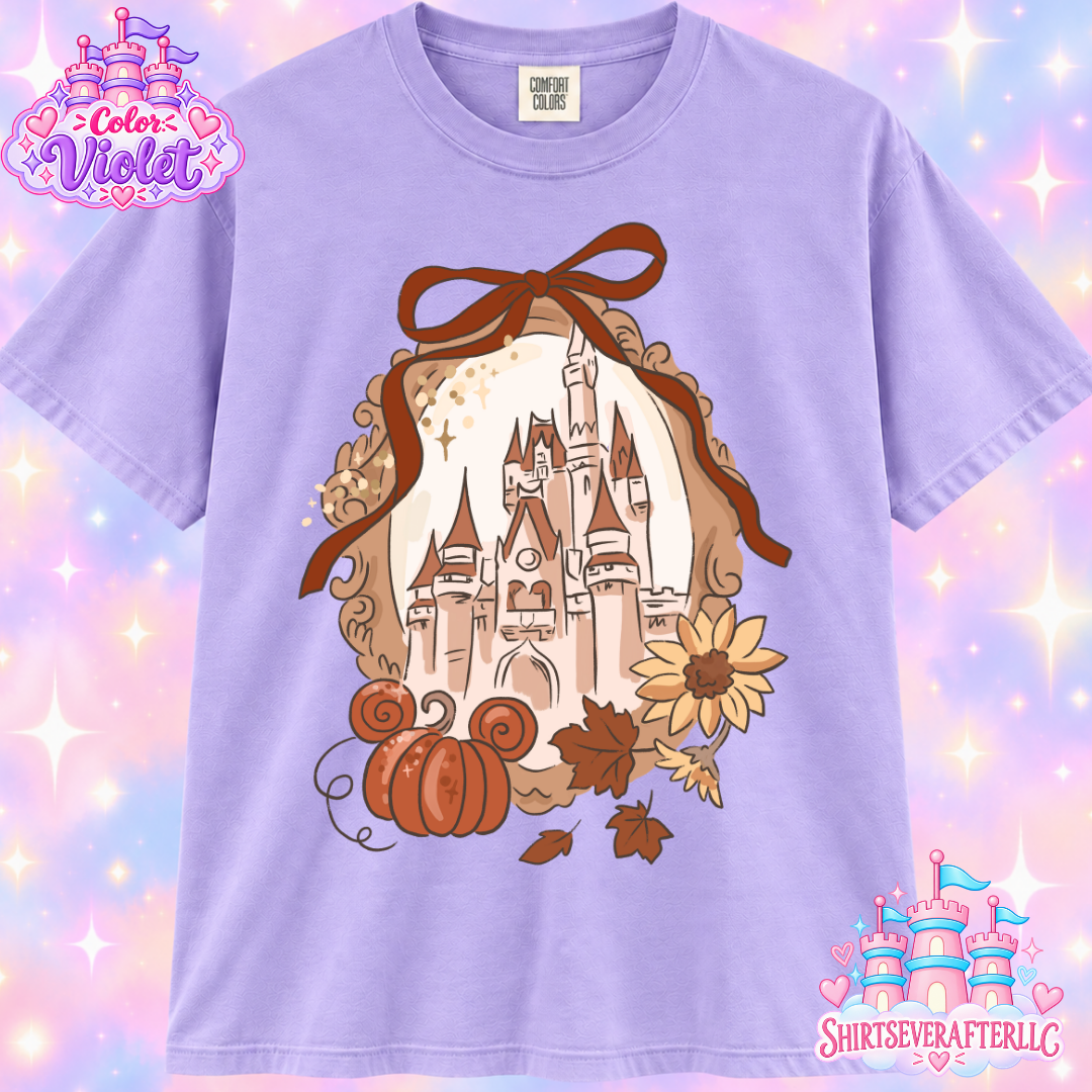 Fall Castle Pumpkin Shirt