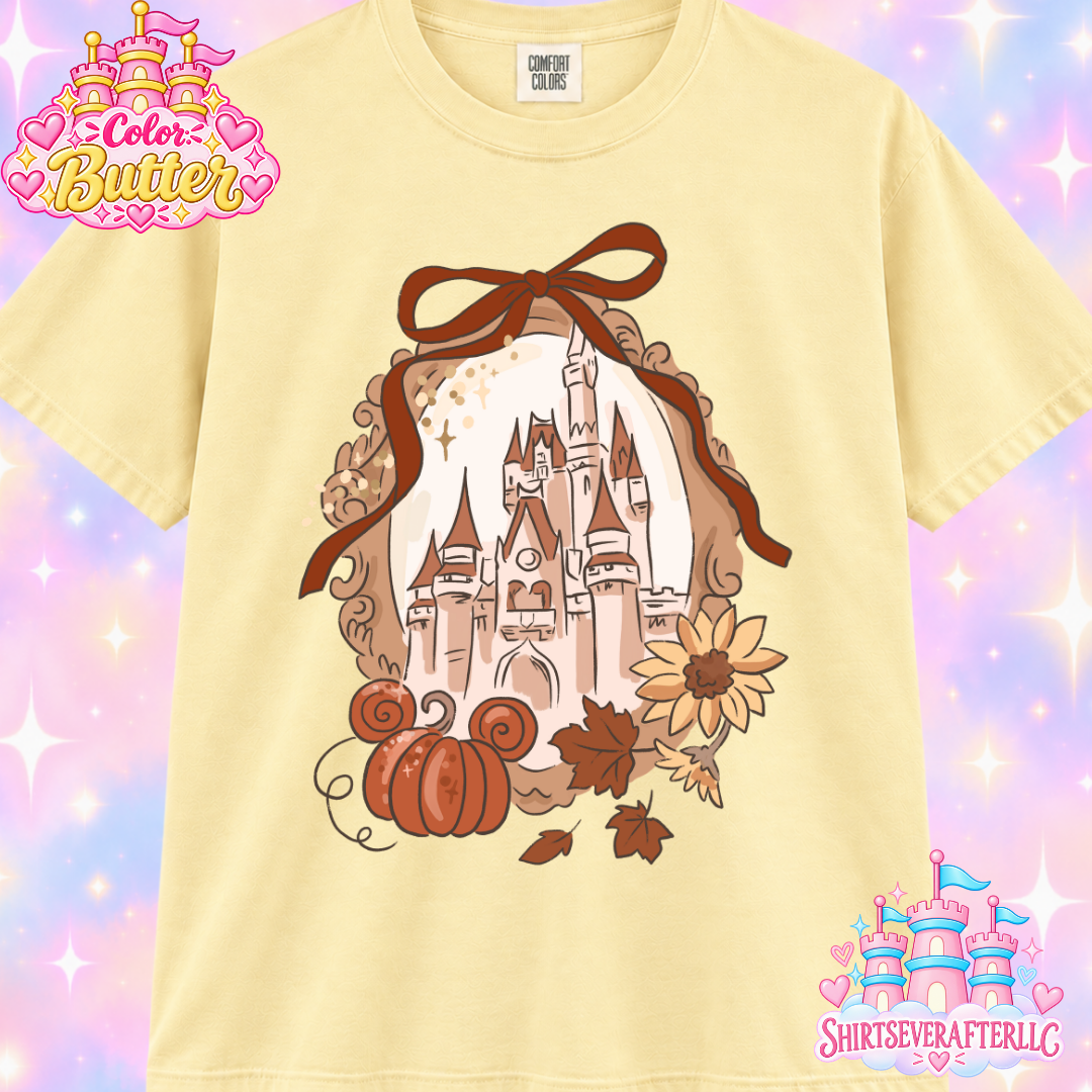 Fall Castle Pumpkin Shirt