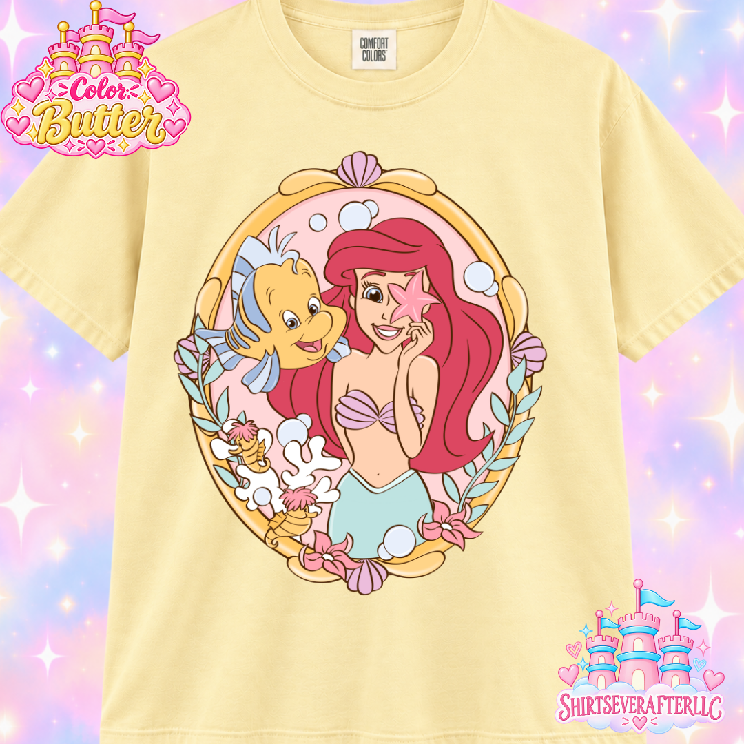 Mermaid Fish Shell Shirt