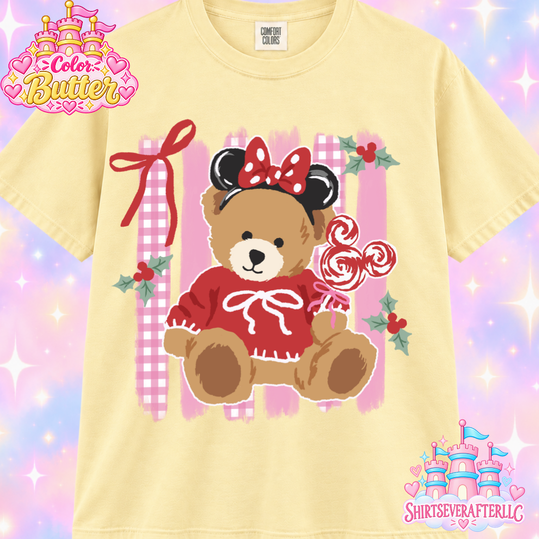 Christmas Mouse Teddy Bear Shirt