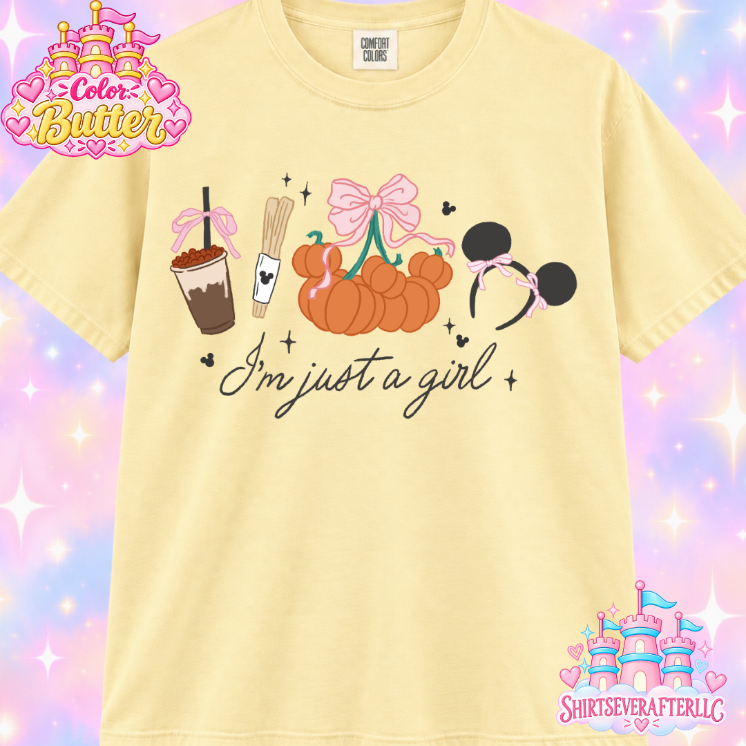 Churro Just a Girl Shirt