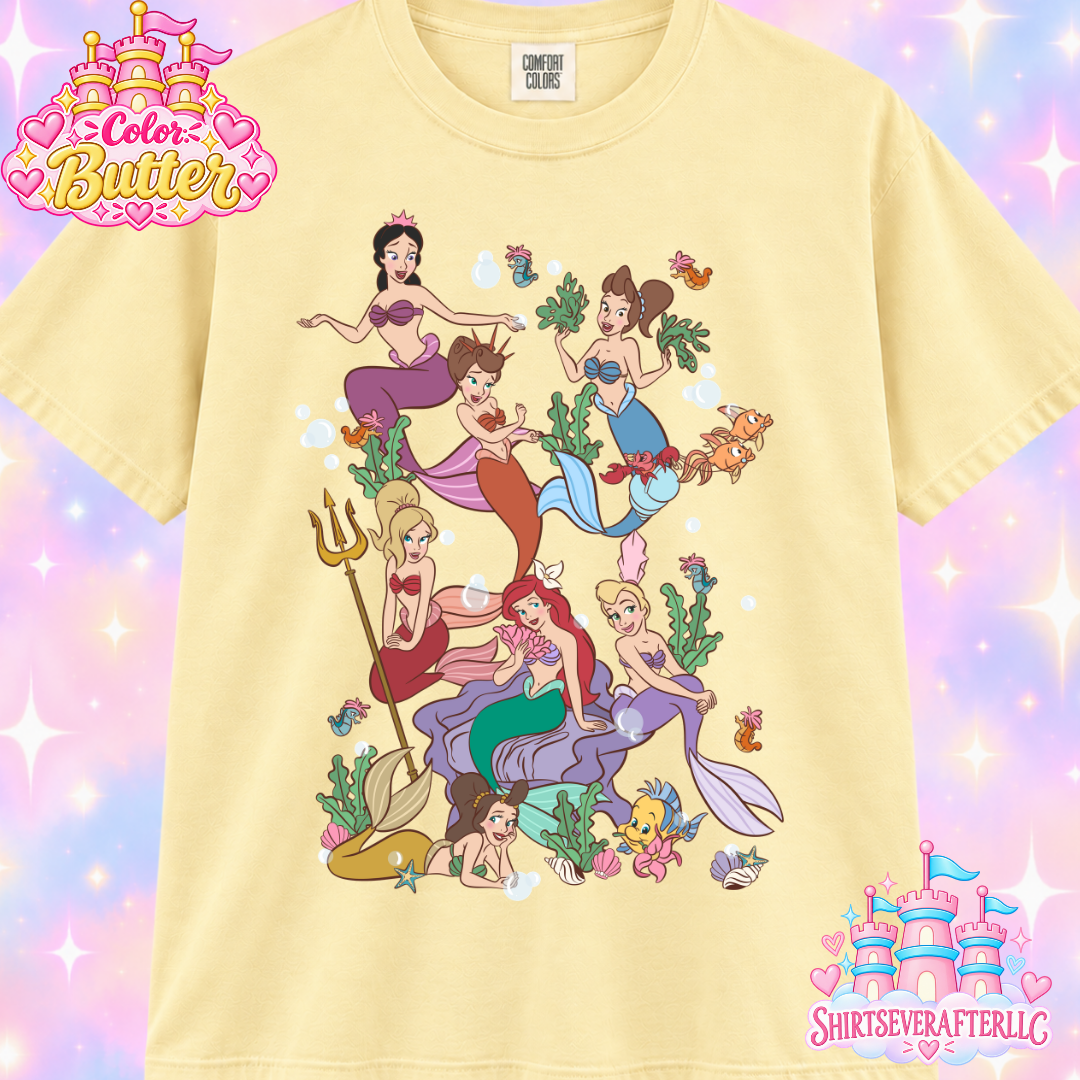 Mermaid Princess Sisters Shirt