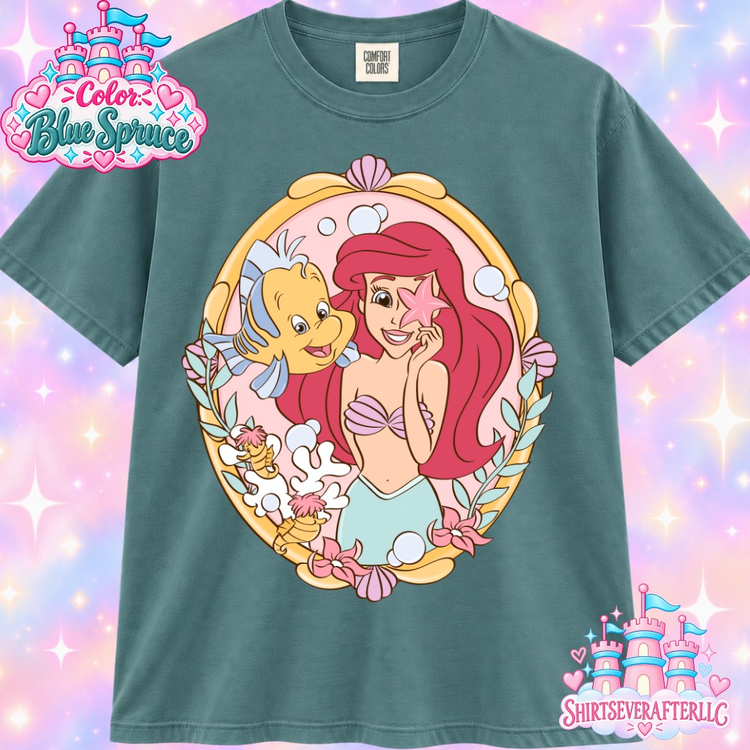Mermaid Fish Shell Shirt