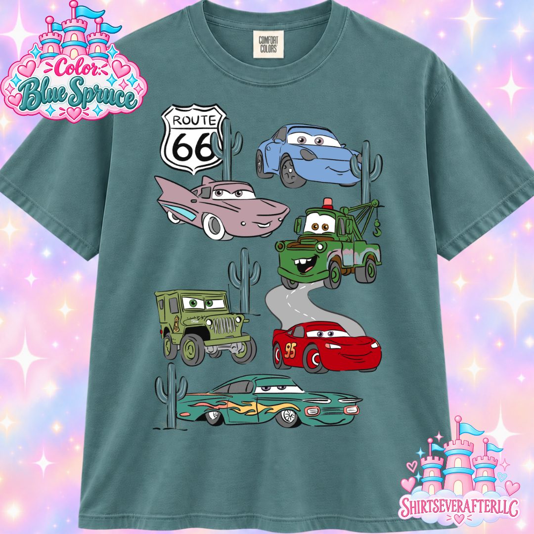 Cars Route Shirt