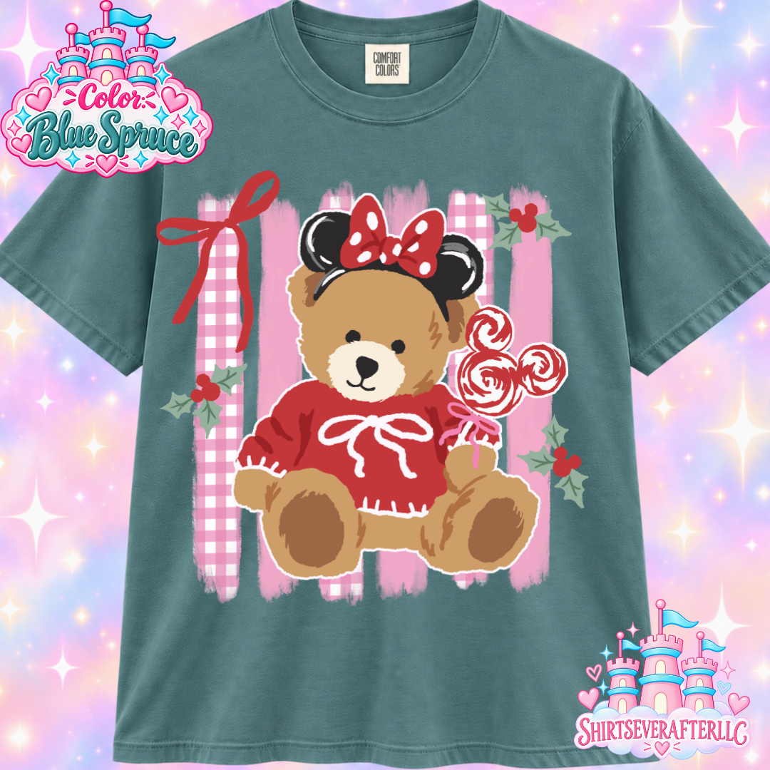 Christmas Mouse Teddy Bear Shirt