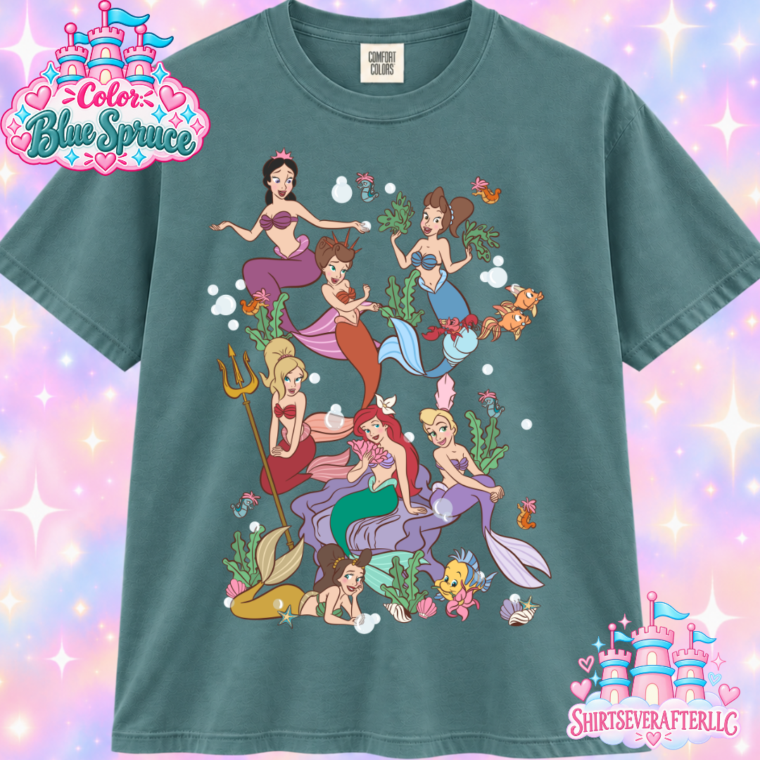Mermaid Princess Sisters Shirt
