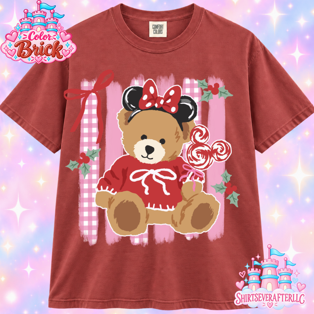 Christmas Mouse Teddy Bear Shirt