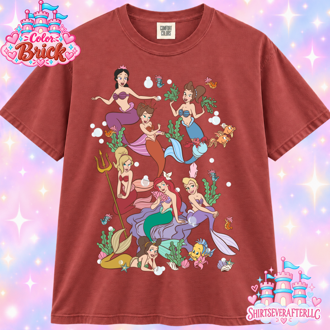 Mermaid Princess Sisters Shirt