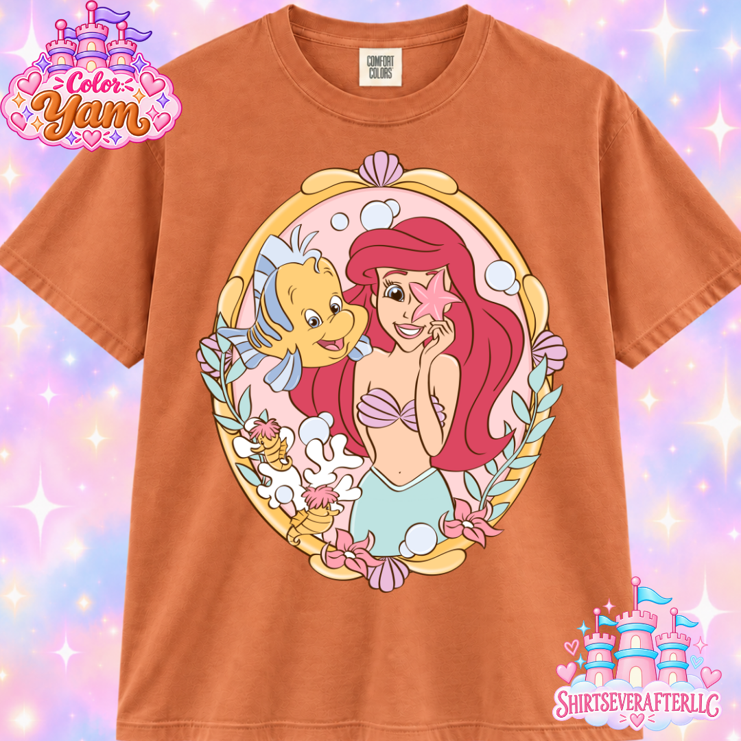 Mermaid Fish Shell Shirt