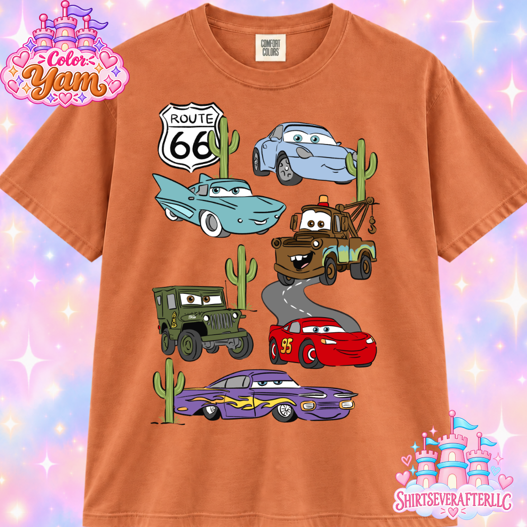 Cars Route Shirt