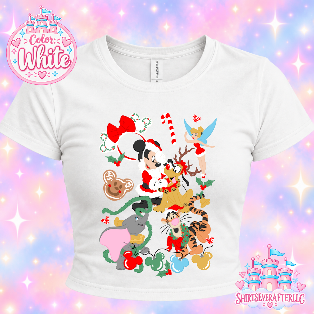 Christmas Friends Baby Tee