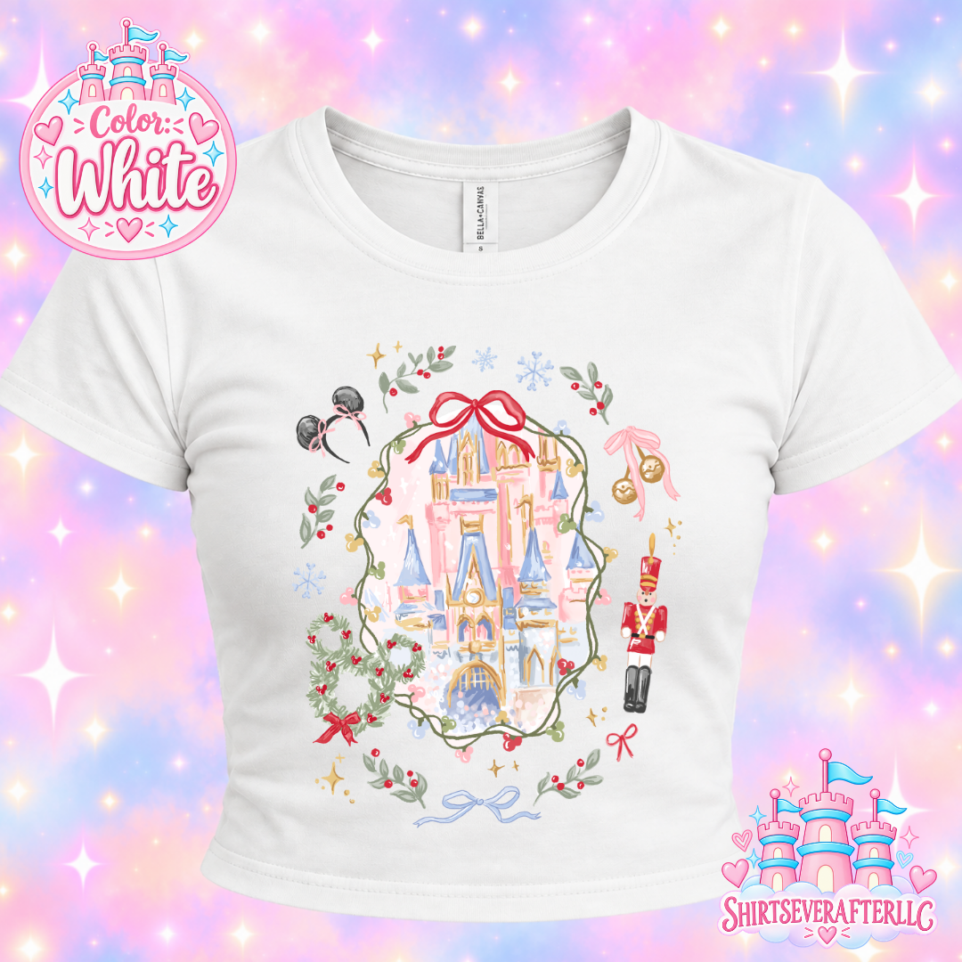 Christmas Castle Baby Tee