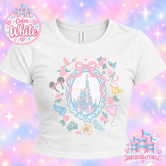 Princess Doodle Castle Baby Tee