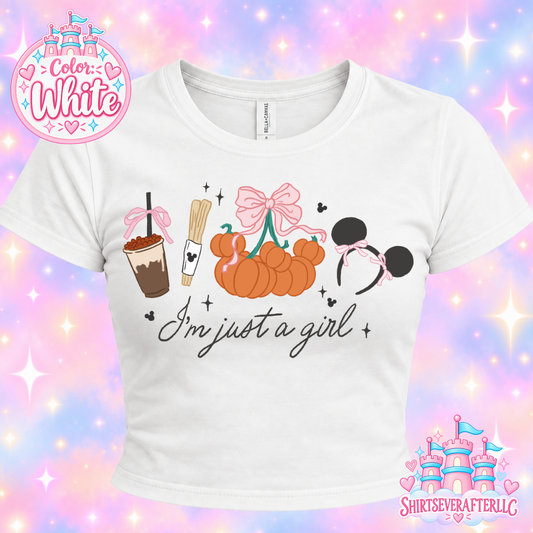 Churro Just a Girl Baby Tee
