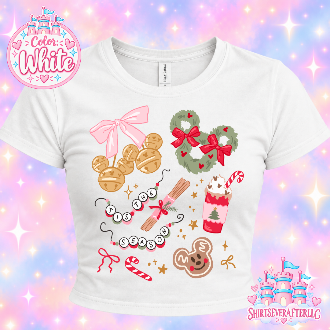 Pastel Christmas  Baby Tee