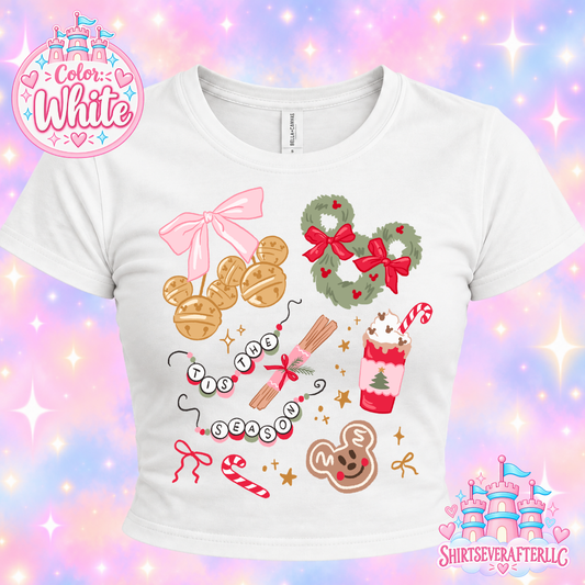 Pastel Christmas  Baby Tee