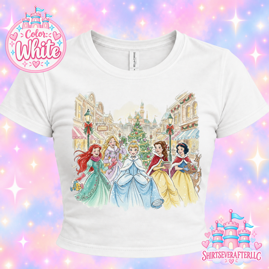 Christmas Princess Baby Tee