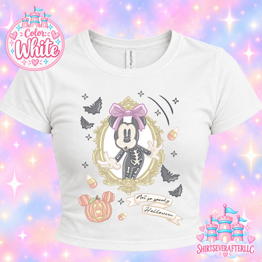 Halloween Skeleton Baby Tee