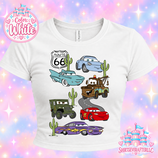 Cars Route Baby Tee