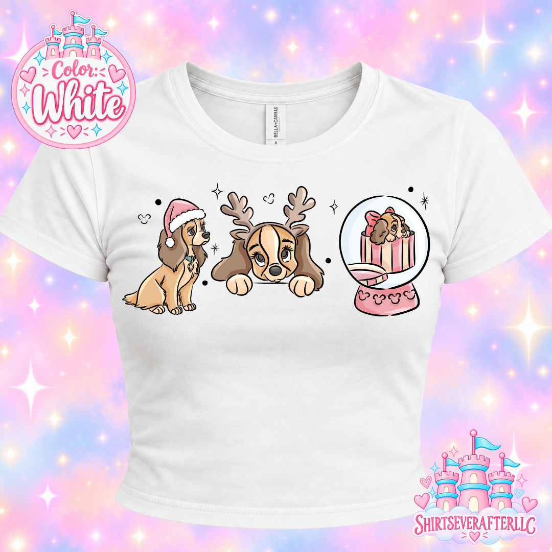 Lady Christmas Baby Tee