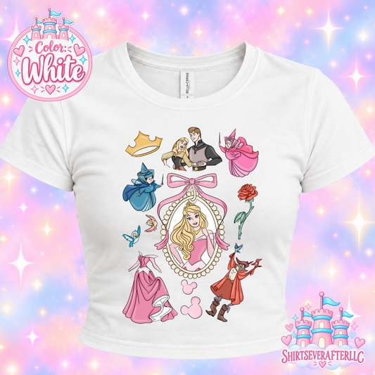 Sleeping Rose Baby Tee