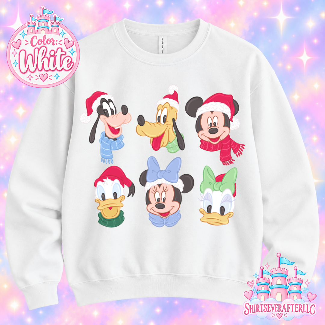 Mouse Friends Christmas  Sweater