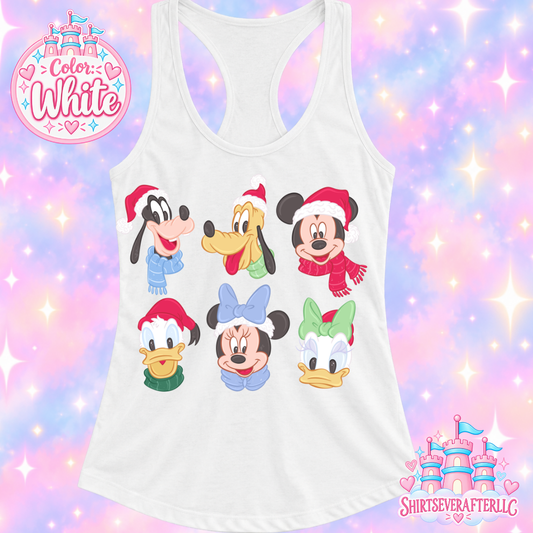 Mouse Friends Christmas Tank
