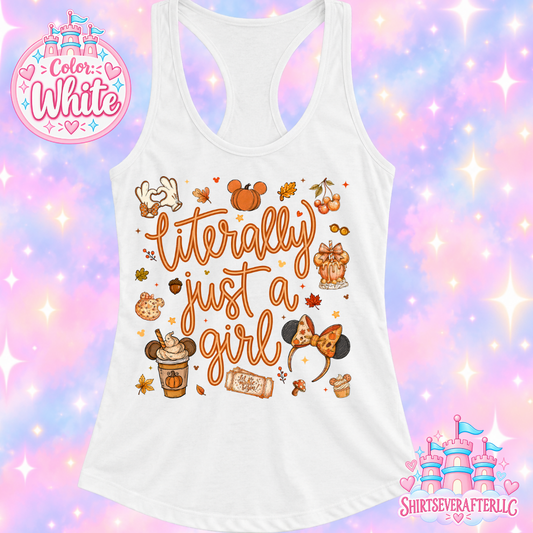 Just A Girl Fall Tank