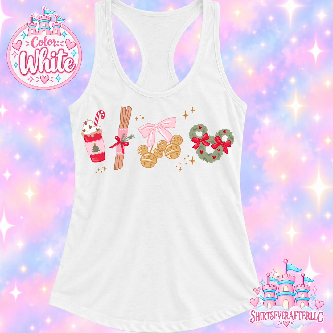 Girly Christmas Tank