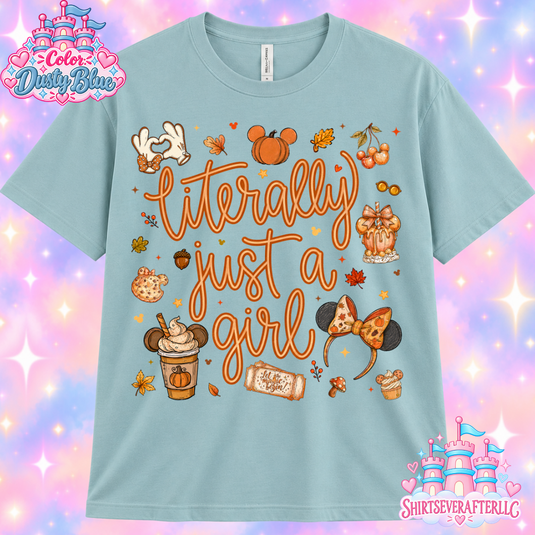 Just A Girl Fall Shirt