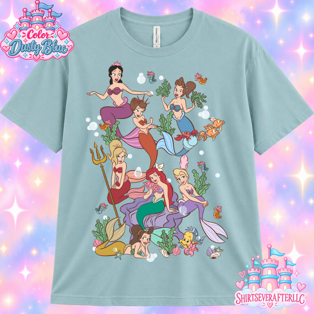 Mermaid Princess Sisters Shirt
