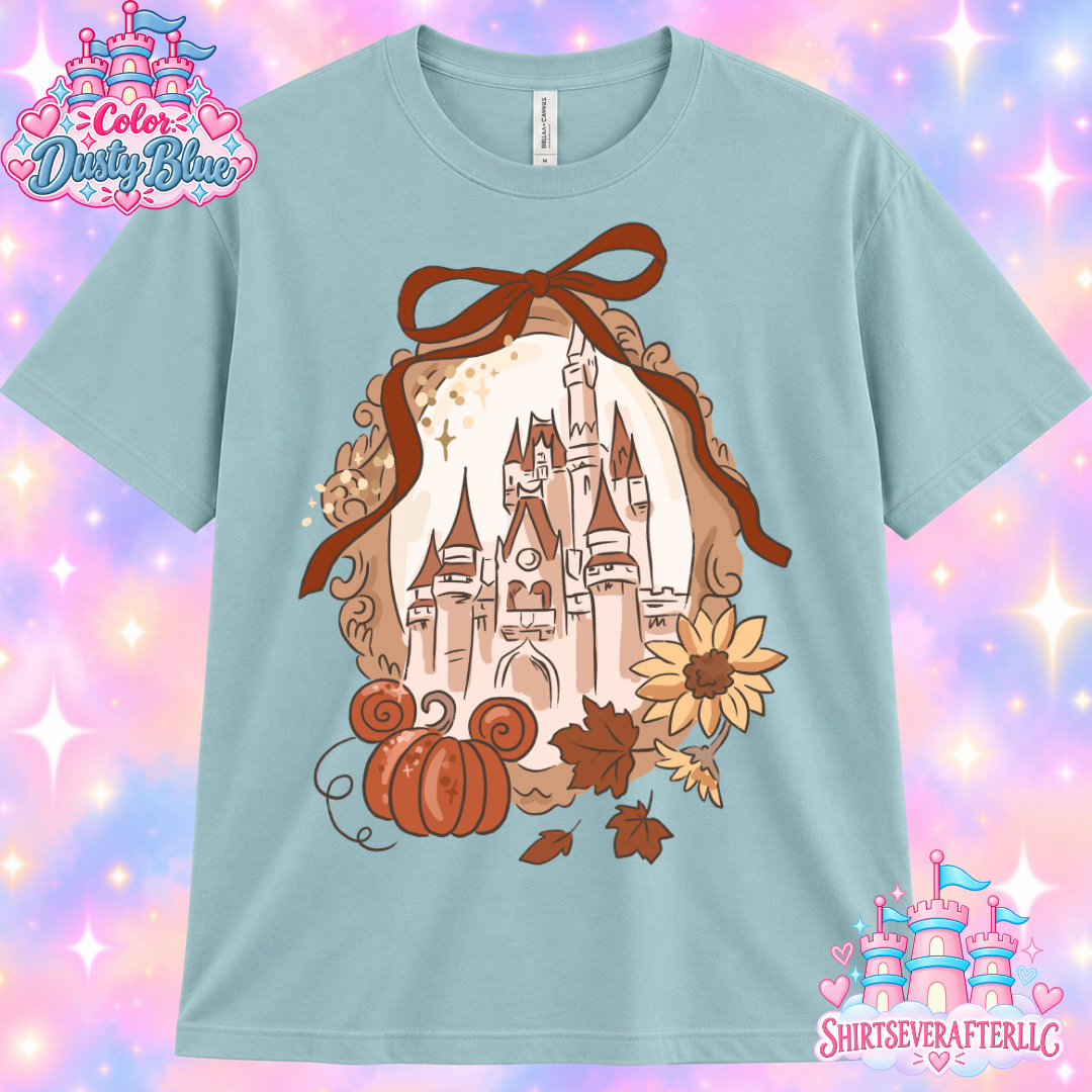 Fall Castle Pumpkin Shirt