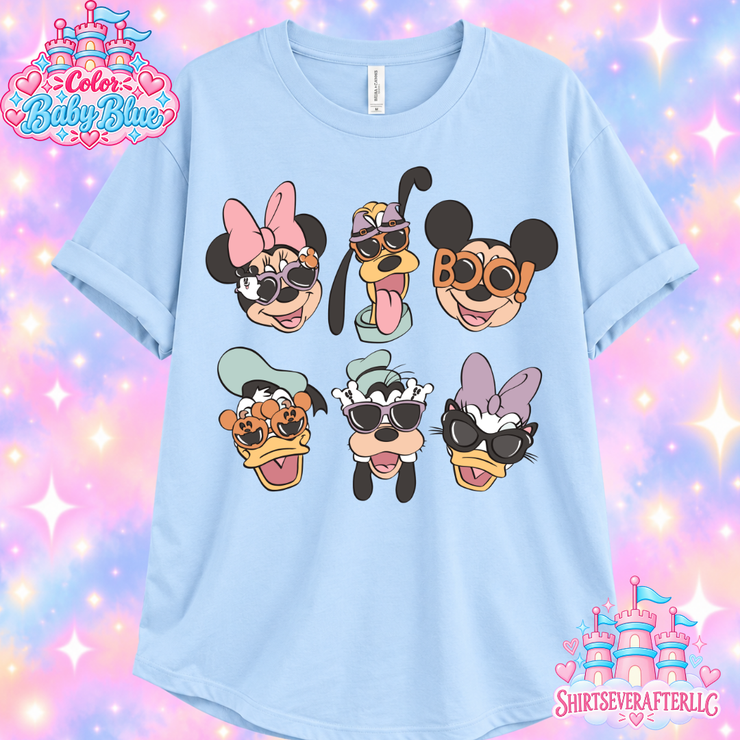 Halloween Mouse Sunglasses Shirt