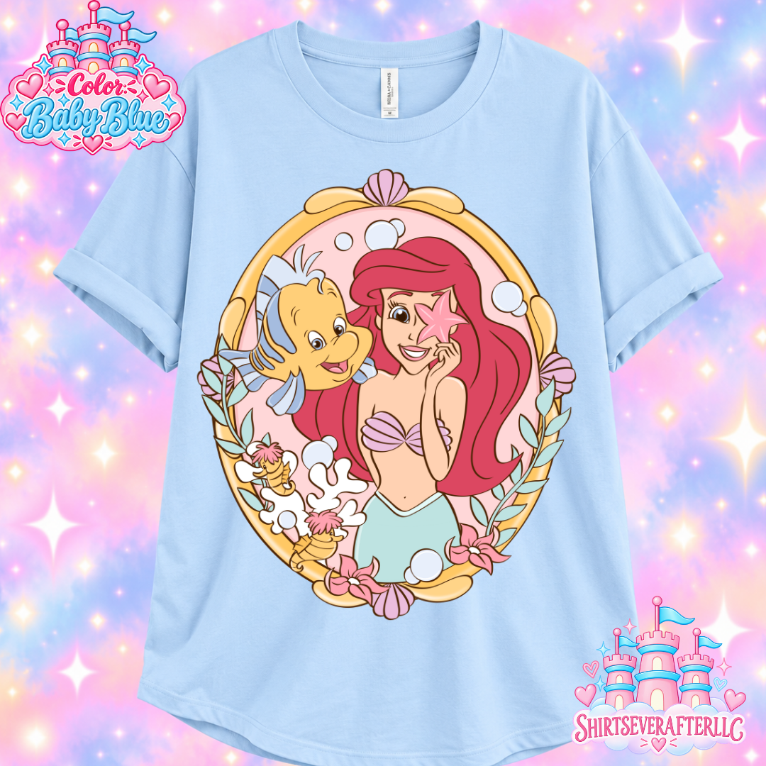 Mermaid Fish Shell Shirt