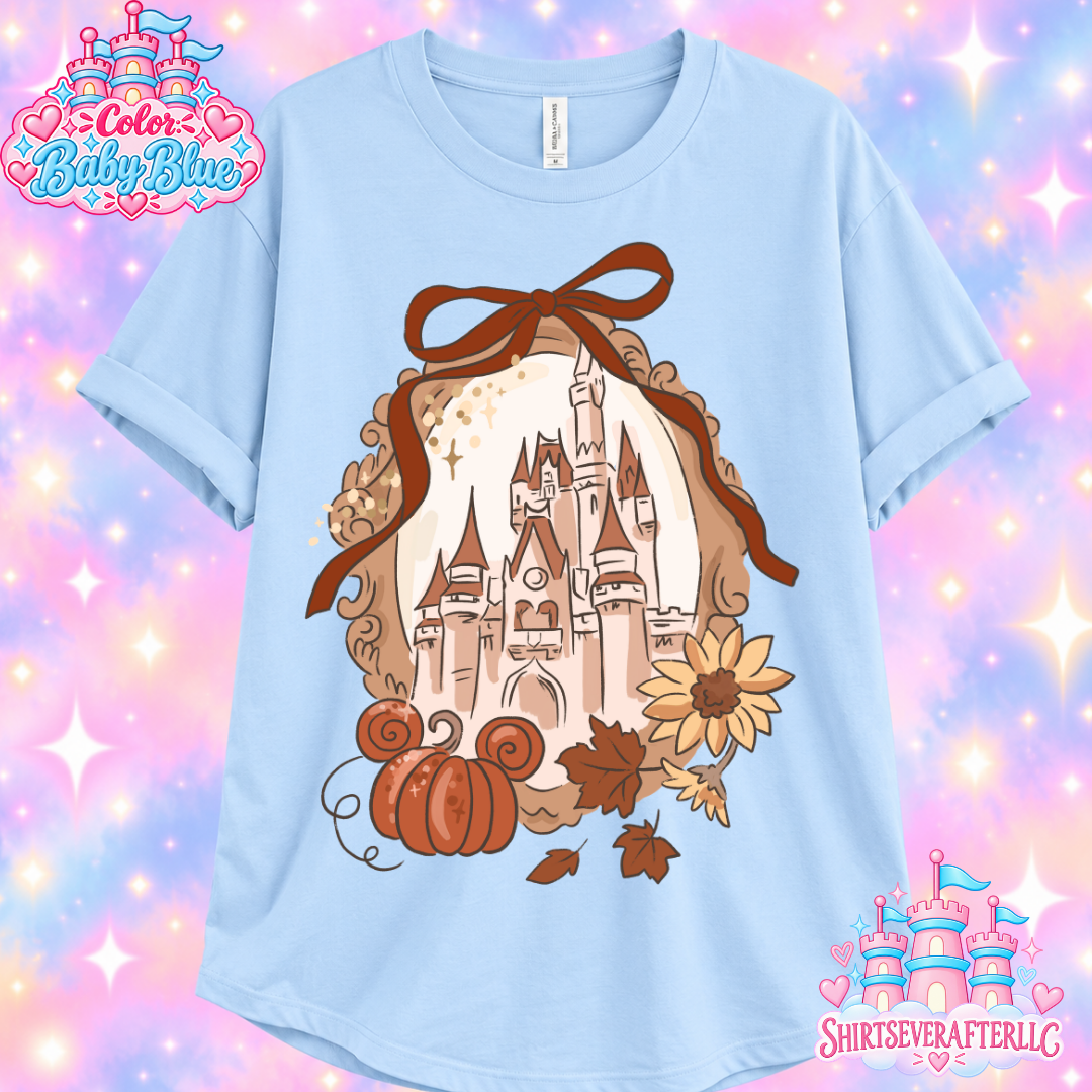 Fall Castle Pumpkin Shirt