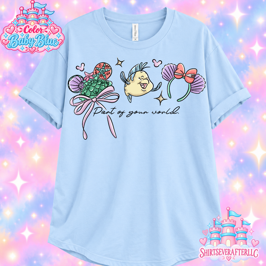 Mermaid Headband Shirt